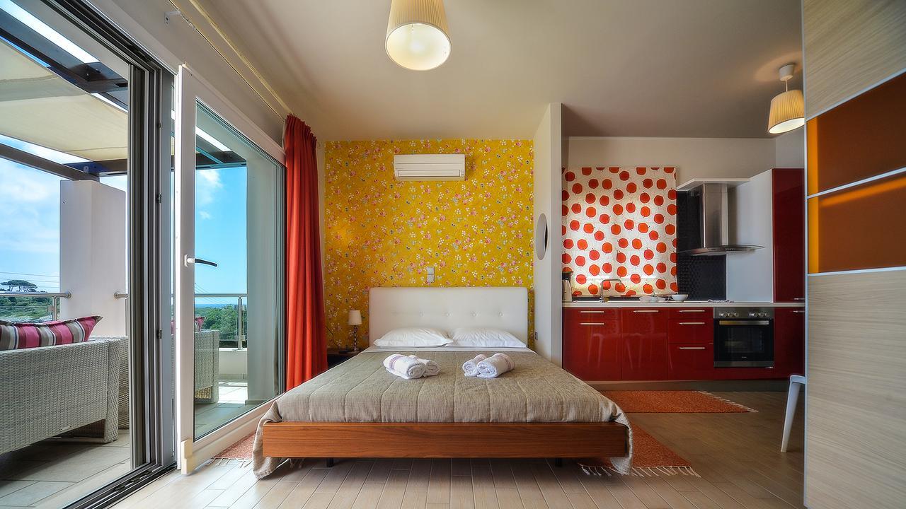 Sea View Suite With Pool Gaios Bagian luar foto